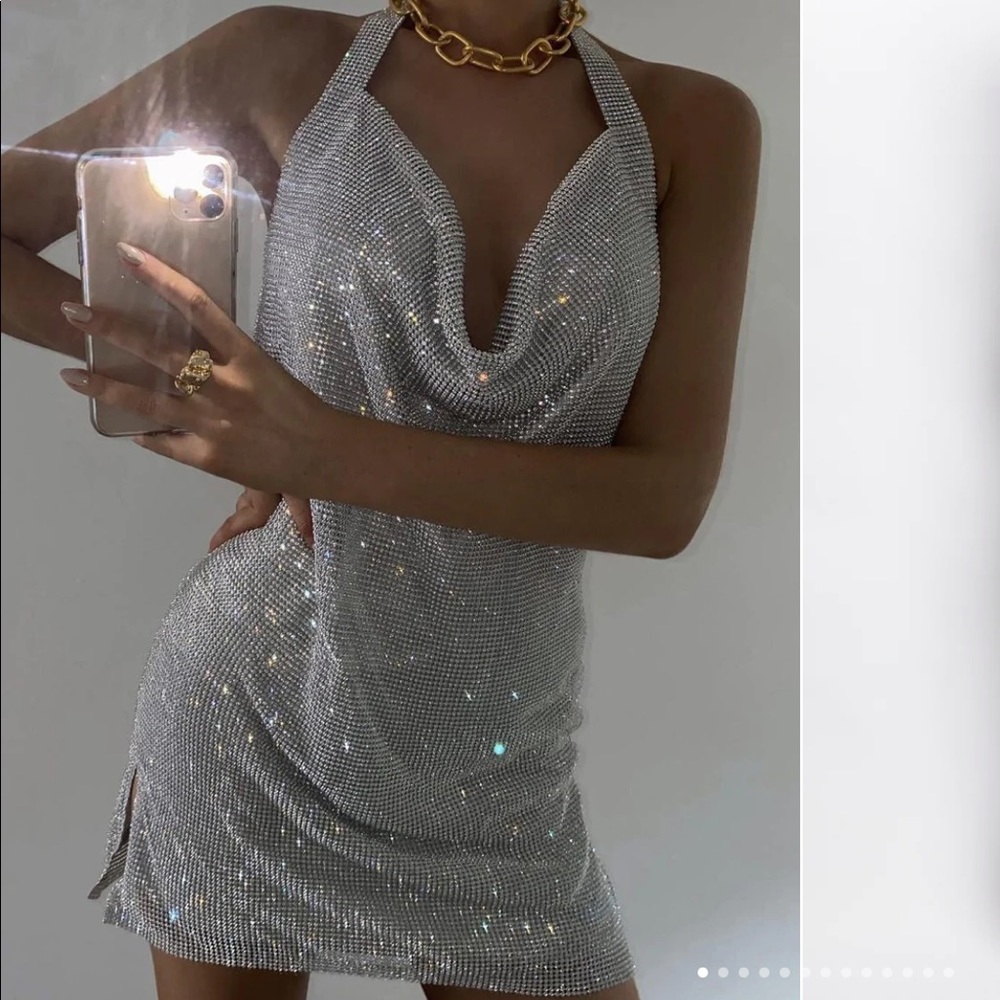 MESHKI DIAMOND DRESS
